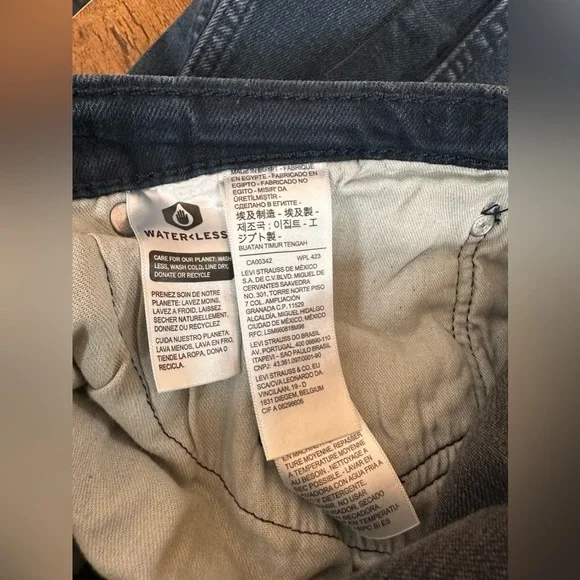 NWT: Men's 36 x 32, Levi's 514, Straight Fit, Dark Wash, MSRP $79.50SAVE